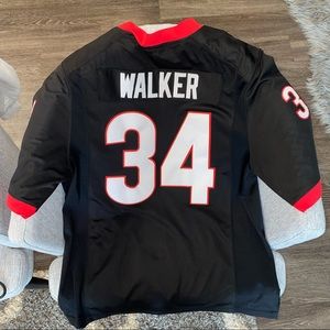 Herschel Walker Georgia Bulldogs Black Nike Jersey